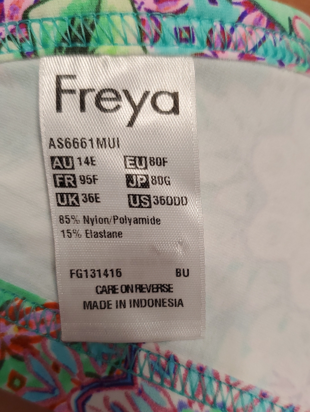 Freya Two Pieces Swimsuit Size XL - Picture 8 of 8